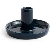 HAY Disc kaarsenhouder Middernachtblauw, Ø7x4 cm
