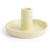 HAY Disc kaarsenhouder Limoenwit, Ø7x4 cm
