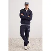 Trendyol MAN Heren Grijs Met slogan Normale taille Joggingbroeken