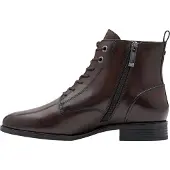 Tamaris Enkellaarsje 'Lederstiefeletten' bruin