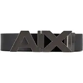 Armani Exchange Heren Leren riem zwart, marine (28), Casual, Klassiek, Leer, Marineblauw 951058CC50543120