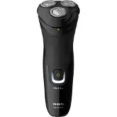 Philips 1000-serie S1223/41, Scheerapparaat met roterende scheerkop, Zwart, SH30, Batterij, Nikkel-metaalhydride (NiMH), 40 minuten