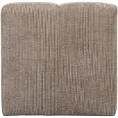 Woood Mojo Eetbankje 84cm Met Rugleuning - Ribstof - Donker Zand