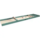 Cougar Dutch Shuffleboard Mini Naturel Groen Hout 20 Sjoelschijve 200 cm