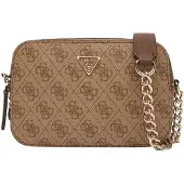 GUESS - Handtas, herhalend patroon NA1468 (one size) (beige)
