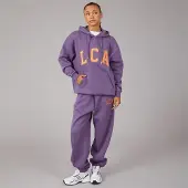 L'amore Couture Dames lc athletic hoodie en joggers trainingspak - Grape