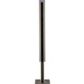 Schöner Wohnen LED-vloerlamp Lena, dimbaar, zwart, Woon-/ Eetkamer, metaal, Modern, LED vloerlamp