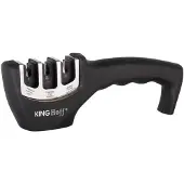 KINGHOFF Mes slijper - KH-1116 - Driefasige slijping - Compatibel met keramiek - Antislipbasis