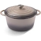 Lamart Gieteren Pan met Deksel 24cm - Gietijzer, Inductie Geschikt