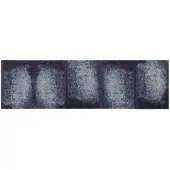 vidaXL Keuken Tapijt Blauwe Schaduw 180 x 60 cm 100% Polyamide Wasbaar