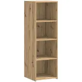 vidaXL Highboard Artisanaal eiken 40 x 41 x 124 cm Bewerkt hout