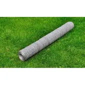 vidaXL Gaashek, verzinkt staal, 25x0,75 meter, zilverkleurig