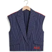 Alix The Label Striped waistcoat -