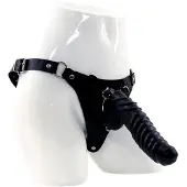 Kiotos COX - Strap-On Set with Monstar Dildo Yeti - Zwart