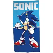 Sonic blauw strandlaken 70 x 140 cm - polyester