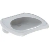 Geberit Vitalis - Medische wastafel zonder gat, 65x60 cm, wit 121565000