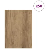 vidaXL - Decor - Panels - 50 - st - Artisanaal - eiken - 15 - x - 21 - x - 0,27 - cm