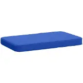 vidaXL 1-delig Bankkussen VUGHT 100% Polyester Koninklijk Blauw