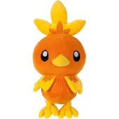 Jazwares Pokémon - Pluche figuur - Flemmli (20 cm) Knuffel, zacht speelgoed, pluche, Torchic