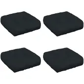 vidaXL 4-Piece Zitkussens VIANEN 4 st 100% Polyester Donkerblauw