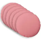 vidaXL Kussensloop 6 st HEERLEN Roze Diam. 40 cm Stof
