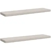 vidaXL 2-delige Bankkussens VUGHT 2 st 100% Polyester Wit