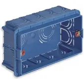 Vimar Classic 4 Modules Electric Box Plate Blauw