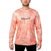 Graff Upf50 961 Cl-11/2 Uv Long Sleeve T-shirt Oranje S Man