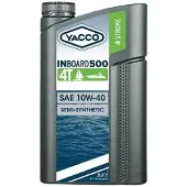 Yacco Inboard 500 4t 10w40 Oil 5l Transparant