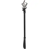 J-Line Schoenlepel hert - aluminium - zwart