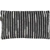 Dutchbone Sierkussen Leaf Black (30 x 50 cm)