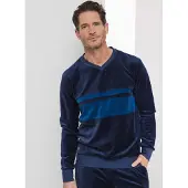 Pastunette - Northern Nights - Pyjama - Velours - Blauw - Maat L