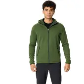 Vaude - Idris Fleece Hoody - Fleecevest S, olijfgroen