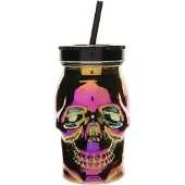 Cosy & Trendy Drinkbeker Skull Mt Rietje 9x9xh15cm