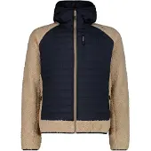 CMP - Jacket Hybrid Fix Hood 36P1437 - Hybride jas 50, blauw