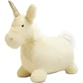Wild&Soft Merries - Soft Stuiterend - Beige Unicorn - - OneSize - Motoriek speelgoed