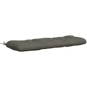 vidaXL Bankkussen VIANEN 100% Polyester Grijs 110 x 40 x 12 cm