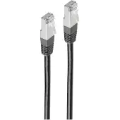 Shiverpeaks Cat 6 S/FTP PIMF patchkabel, zwart, 2 meter, vrij van halogeen