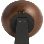 Light & Living Klok Ø15 cm VETI mango hout bruin+goud