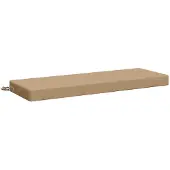 vidaXL Bankkussen SOEST 100% Polyester Zand 100 x 40 x 8 cm