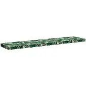 vidaXL 1-delig Bankkussen VUGHT 100% Polyester Bladpatroon