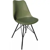 Kick Collection Collection Metal Luuk - Kuipstoel - PU-lederen zitting - Groen