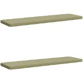 vidaXL 2-delige Bankkussens VUGHT 2 st 100% Polyester Lichtgroen