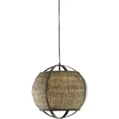 Light & Living Hanglamp Ø41x39 cm BOZONA rotan bruin-grijs