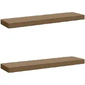 vidaXL 2-delige Bankkussens VUGHT 2 st 100% Polyester Taupe