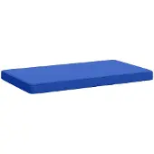 vidaXL 1-delig Bankkussen VUGHT 100% Polyester Koninklijk Blauw