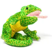Cornelissen - Knuffel - Chamaeleon, groen - 17 cm