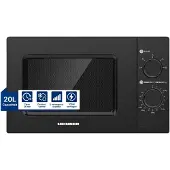 Heinner HMW-MD20MBK, Werkblad, losstaande magnetron, 20 liter, 700 watt, draaibaar, zwart