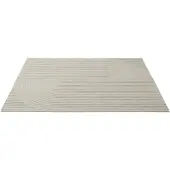Muuto Relevo Rug Quattro vloerkleed van wol Gebroken wit, 200x300 cm