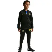 Nike Inter Milan Strike Trainingspak 2026-2027 Kids Zwart Donkerblauw Goudgeel